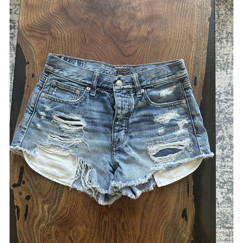 Size 2 AE Vintage Hi-Rise Festival Shorts
